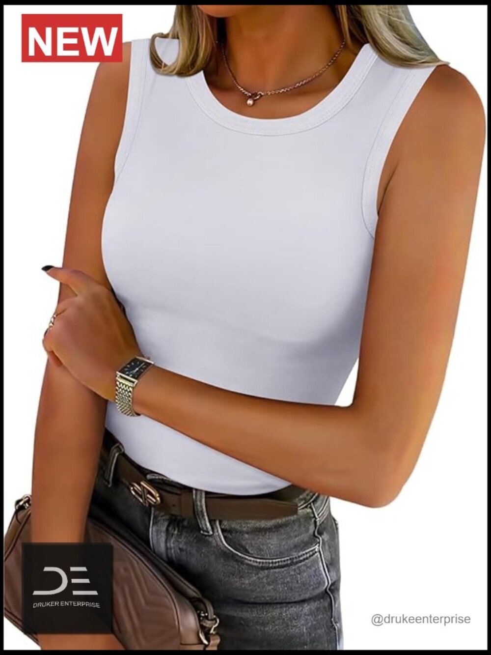 Stretchy Racerback Tank Top Slim Fit Basic Tee Y2K Summer Outfits